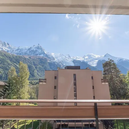 Apartman Lumineux A Avec Vue Imprenable Sur Mont Blanc Et Parking Chamonix
