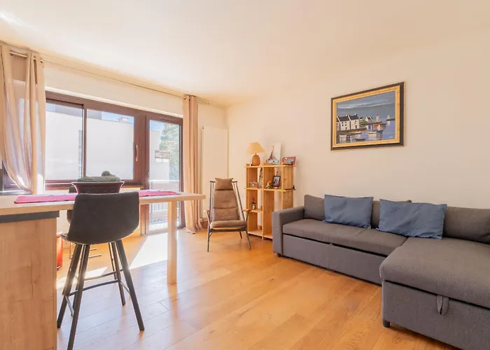 Apartman Lumineux A Avec Vue Imprenable Sur Mont Blanc Et Parking