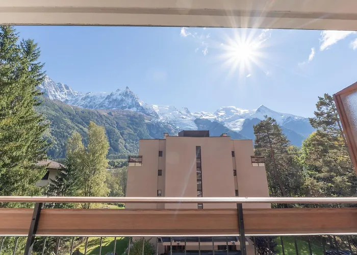Apartman Lumineux A Avec Vue Imprenable Sur Mont Blanc Et Parking Chamonix