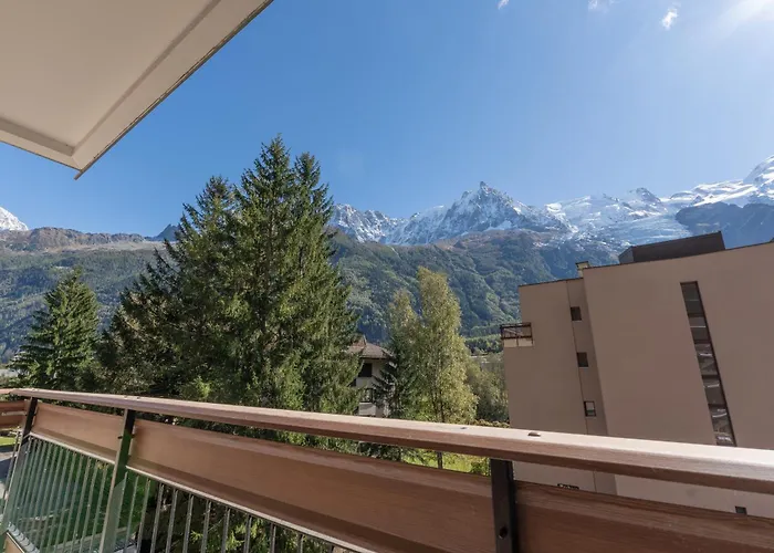 Lumineux A Avec Vue Imprenable Sur Mont Blanc Et Parking Apartman *